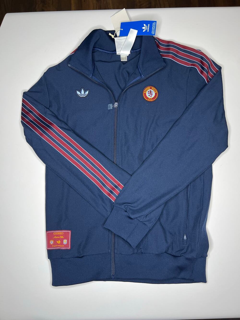 Adidas Originals Aston Villa Terrace Icon Track Top Jacket Men’s Medium